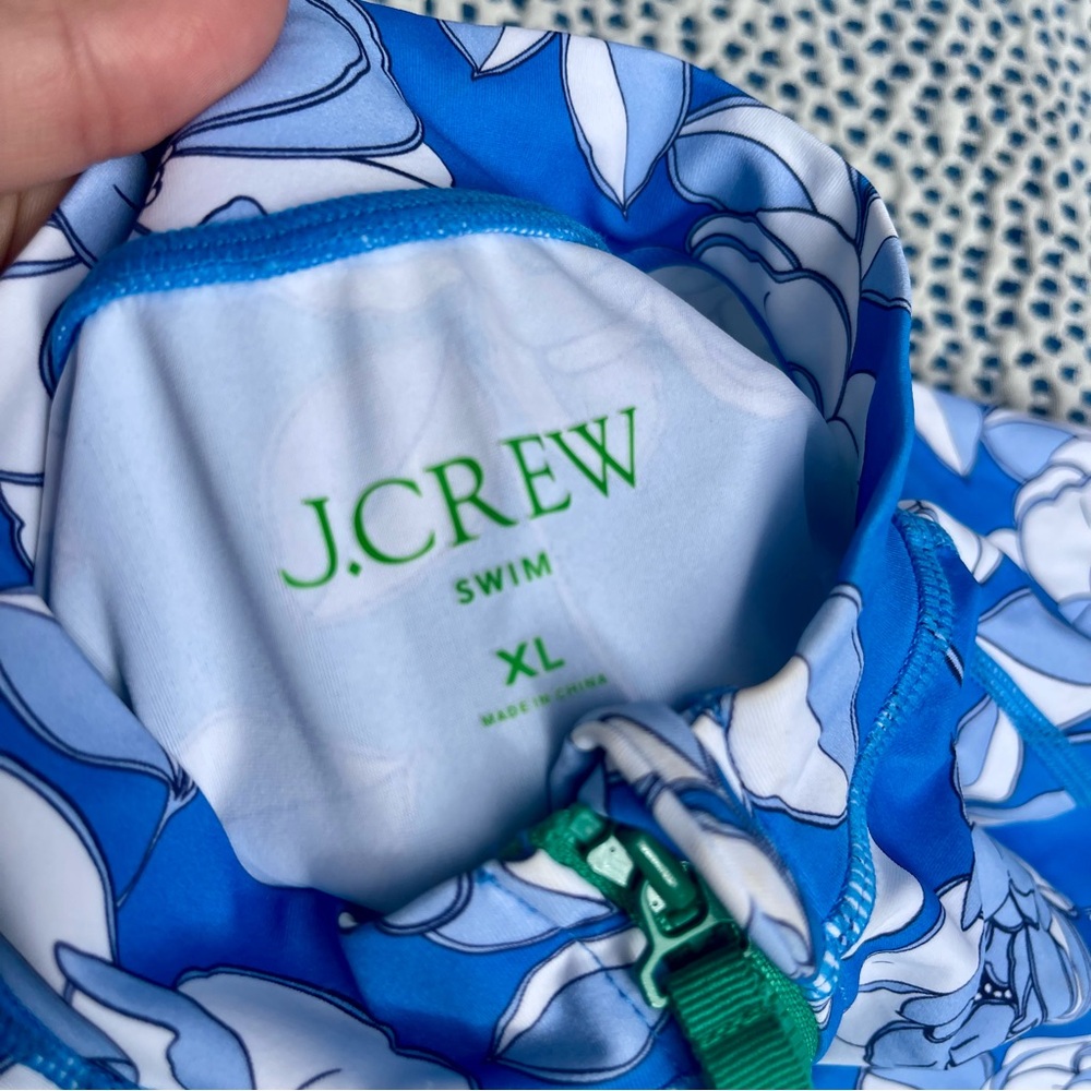 J. Crew Blue and Green Rashguard Swim Set - Picture 5 of 7